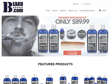 Tablet Screenshot of beard.com